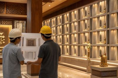 Columbarium Niche Renovation in Klang for Memorial Halls and Temple Projects