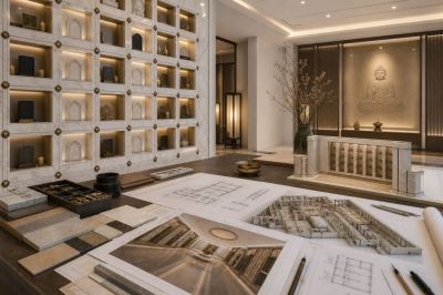 Columbarium Design Planning in Kuala Lumpur for Memorial Halls, Temples and Niche Projects