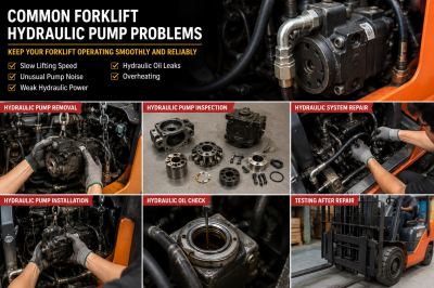 Common Forklift Hydraulic Pump Problems 
