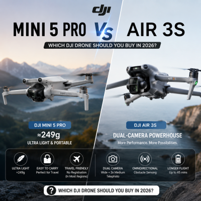 DJI Mini 5 Pro vs DJI Air 3S