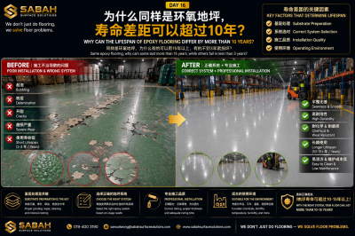 Why Some Epoxy Floors Last 15 Years While Others Fail Within 3 Years