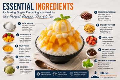 Essential Ingredients for Making Bingsu
