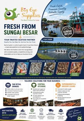 Big Eye Supplies Expands Fresh Seafood Distribution from Sungai Besar to Support Growing Business Demand