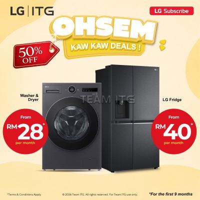 LG May Washer & Fridge Promotion