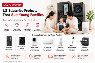 What LG Subscribe Products Are Suitable for Young Families?