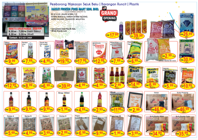 Grand Opening Promotion   Celebrate with Exclusive Deals at LANGAT FROZEN FOOD MART SDN BHD