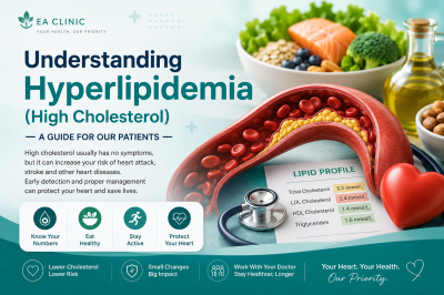 Understanding Hyperlipidemia (High Cholesterol): A Guide for Our Patients