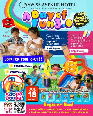 A Day of Fun 3.0 at Swiss Avenue Hotel
