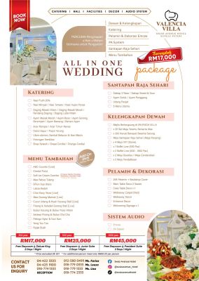 All-In-One Wedding Package at Valencia Villa