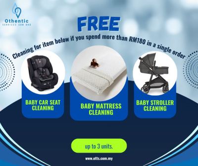 Free Baby Item Cleaning Promo With Selected Cleaning Services