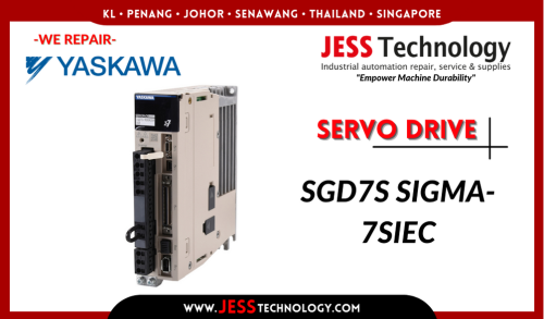Repair YASKAWA SERVO DRIVE SGD7S SIGMA-7SIEC    Malaysia, Singapore, Indonesia, Thailand