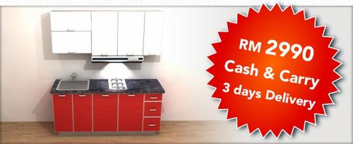 Promotion "RM2990 Cash & Carry 3 days Delivery"