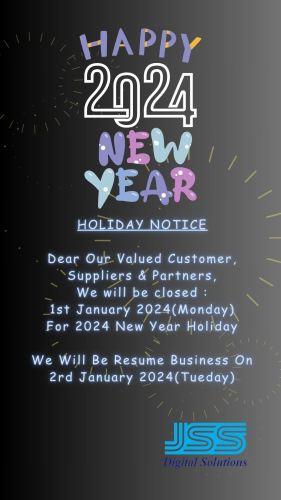 Holiday Notice - New Year 2024