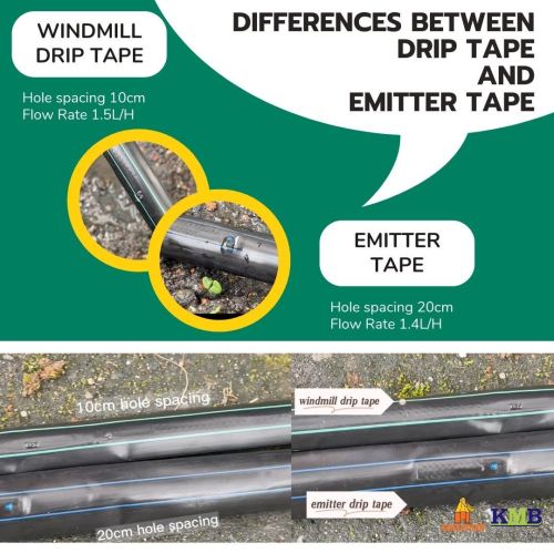 Difference Between Drip Tape and Emitter Tape