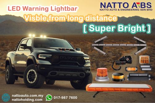 Warning light for heavy duty vehicles