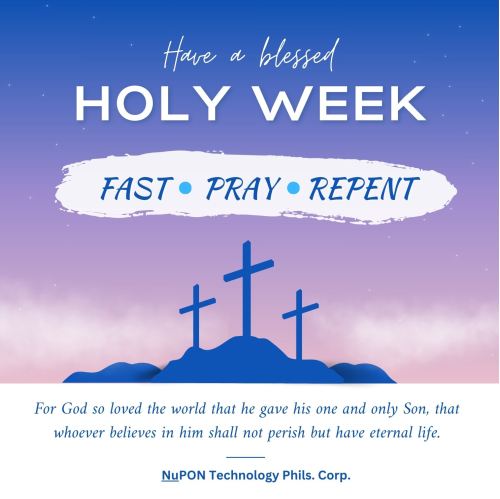Have a blessed Holy Week, filled with faith, hope, and love!