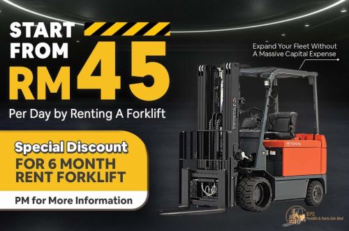 Rent A Forklift Today !