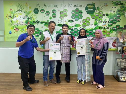 Farewell for now, but not forever. Congratulations to interns, Saifaniq and Syasya from Universiti Teknologi Petronas - Main Page. 