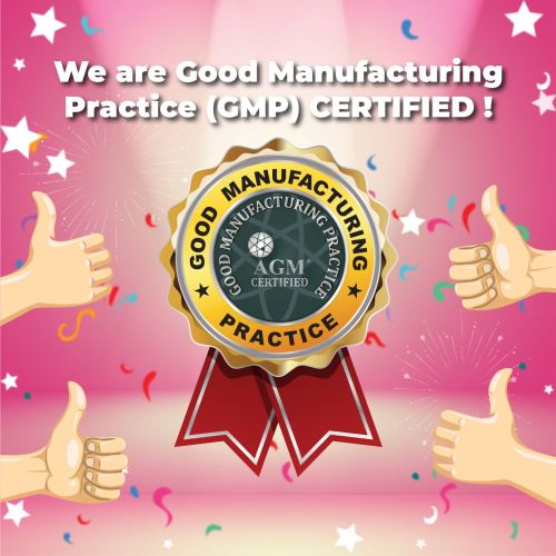 We are GMP & ISO certified!