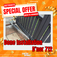 4 March 2024 AutoGate Offer Special Auto Gate Install, Model: D'nor 712 Puchong, Cheras