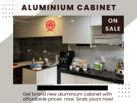 Kabinet Dapur Aluminium - Dibawah Harga Kilang Sekarang
