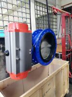 DN500 BUTTERFLY VALVE C/W PNEUMATIC DOUBLE ACTING ACTUATOR