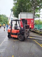 Toyota Diesel Forklift Rental at Dong Zong @ Taman Bukit Mewah, Kajang, Selangor, Malaysia (C281)