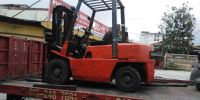 Nissan Diesel Forklift Rental at Petaling Jaya, Selangor, Malaysia (C284)