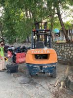 Toyota Diesel Forklift Rental at Bank Negara @ Shah Alam, Selangor, Malaysia (C298)