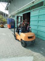 Toyota Diesel Forklift Rental at Pusat Teknologi Sunsuria, Kota Damansara @ Petaling Jaya, Selangor, Malaysia (C313)