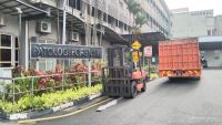 Toyota Diesel Forklift Rental at UMMC @ Pantai Dalam, Kuala Lumpur, Malaysia (C365)