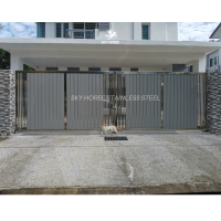 Aluminum Stainless Steel Auto Gate Installation Project Selangor | Malaysia 