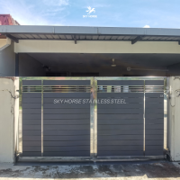 Aluminum Stainless Steel Auto Gate Installation Project Klang | Malaysia 