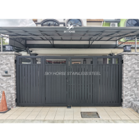 Aluminum Stainless Steel Auto Gate Installation Project Cheras | Malaysia 