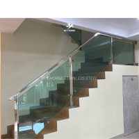 Glass Staircase Railing Tempered Glass Installation Work Puchong | Malaysia  