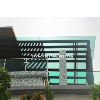 Laminated Glass Roof T-Beam Frame Design Installation Project Cheras | Malaysia 