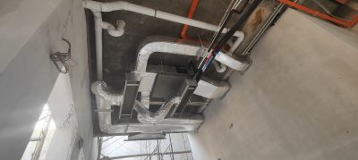 VRV A System & Ceiling conceal duct tape air cond 