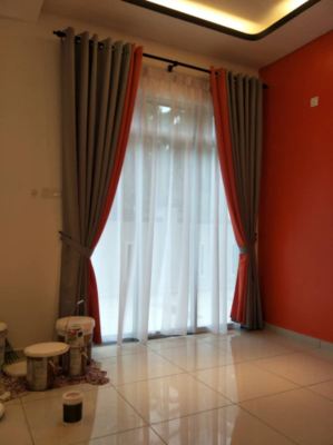 Simple Design with Elegant look Curtain. Have you get your new curtain for the coming Hari Raya?  