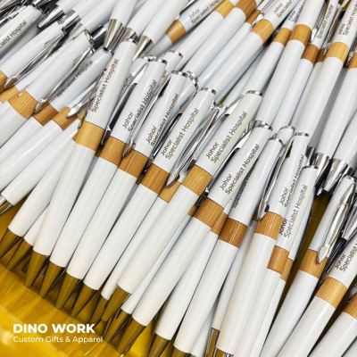 Plastic Ball Pen for Johor Specialist Hospital