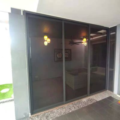 0.6mm Stainless Steel Mosquito Wire Mesh Sliding Door (view from outside)                                                                                                                                                                                                                                                                                                                                                                                        