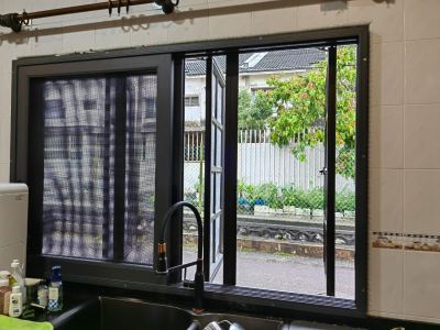 Security Stainless Steel Mosquito Wire Mesh Sliding Window