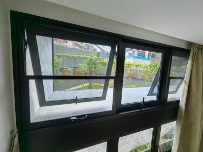 2 Section 0.6mm Stainless Steel Mosquito Wire Mesh Window