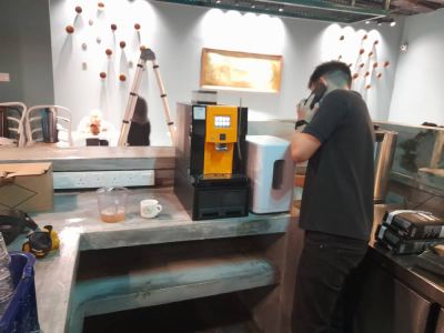 Coffee Machine Rental - Cozy Pantry Installation 