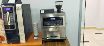 Office Coffee Machine Rental - Construction Company Pantry Installation HLF 3600 