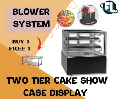 PROMOTION -TWO TIER CAKE SHOWCASE DISPLAY