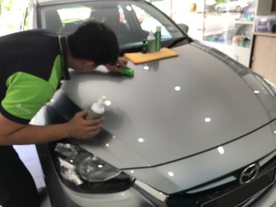 Mazda Car Coating Working