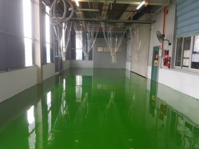 Epoxy Self Levelling On Moisture Barrier System, Perodua Distribution Centre, Rawang