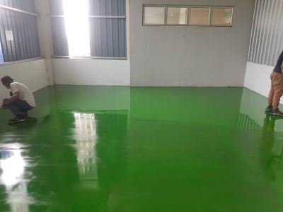 Epoxy Self Levelling On Moisture Barrier System, Perodua Distribution Centre, Rawang