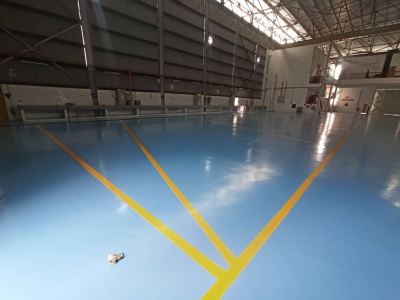 PU UV Coating On Mortar System For A Hangar, TLDM, Markas Udara, Lumut, Perak