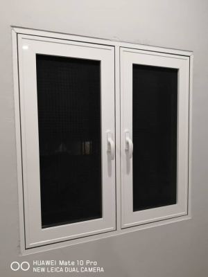 High Grade Tempered Glass Casement Window With Netting